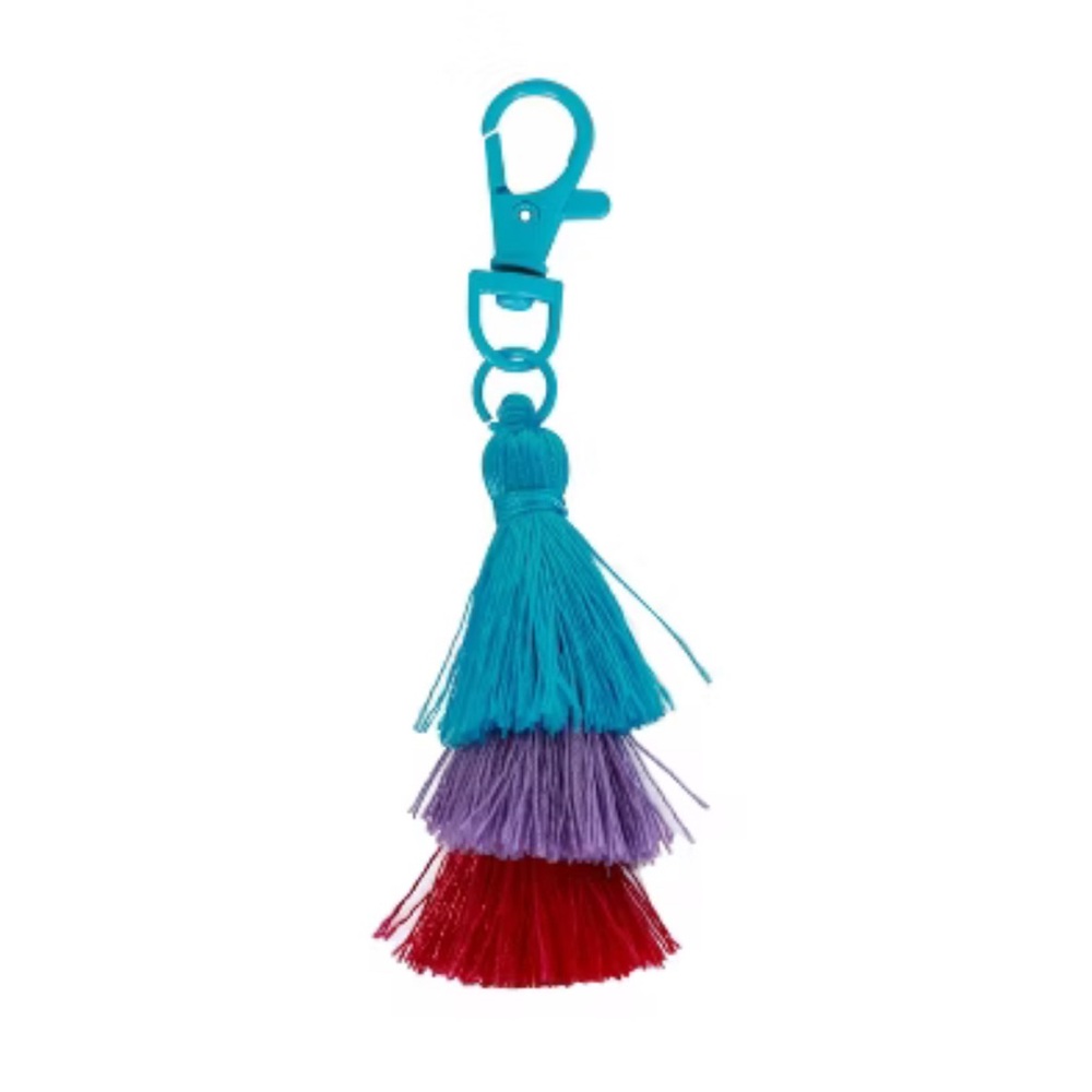 Colorful Tassel bag charm
